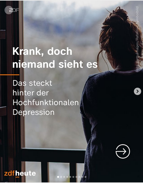 Instagram-Titel Depression